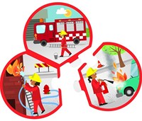 APLI Kids puzzle - professions and workplaces cardboard educational toy-2