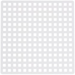Plus-Plus building plate white - creative base plate toy 12 pieces
