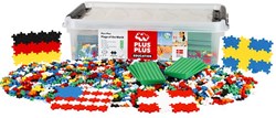Plus-Plus educational toy world flags multicolor for kids