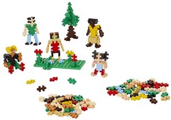Plus-Plus building toy people of the world educational game