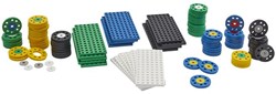 Plus-Plus construction toy wheels and building plates set - creative building fun