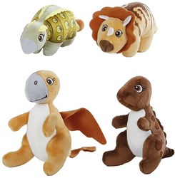 DinoWorld dinosaur plush cuddly toy 14cm multicolor kids toy