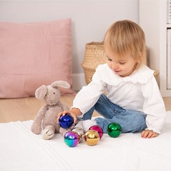 TickiT sensory toy reflective colour mystery balls multicolor