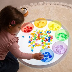 TickiT colour jewels - translucent play stones pk144 educational