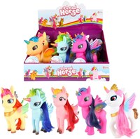 Toi-Toys unicorn toy with long hair 19cm - magical gift for kids