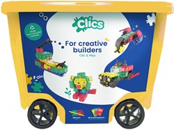 Clics building blocks rollerbox 20-in-1 sustainable construction toy
