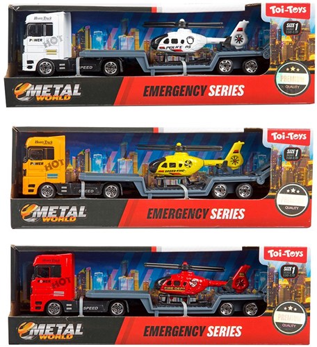 Metal truck with semi-trailer 20547Z-3