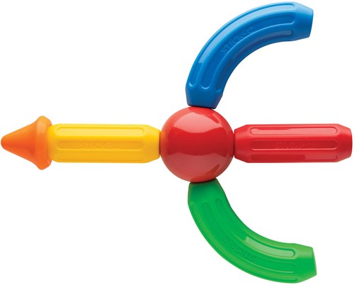 Stick-O magnetic building toy basic set 10 pieces for toddlers and kids-2