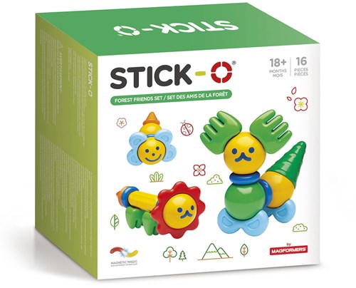 Building sets forest friends magnetic toy Stick-O 16 pieces