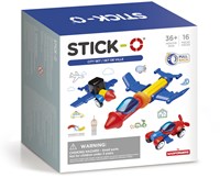 Stick-O magnetic building set City Set - 16 pieces - educational toy