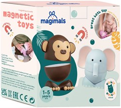Clics magnetic safari toy - Magimals Wibly Wobly animal bath toy
