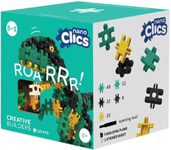 Clics building blocks Nano Clics Creative Builders set 125 pieces sustainable