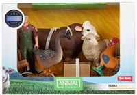 Toi-Toys farm animals playset - Medium set with animals and farmer-3