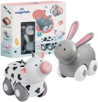 Clics magnetic toy farm animals Magimals Wheely Farm Box 6-piece set