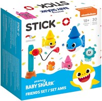 Stick-O magnetic building toy Baby Shark Friends set 30 pieces