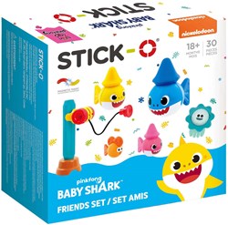 Stick-O magnetic building toy Baby Shark Friends set 30 pieces