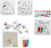 Children's puzzle coloring puzzle creative toy puzzles with markers