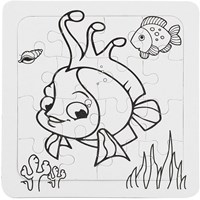 Children's puzzle coloring puzzle creative toy puzzles with markers-3