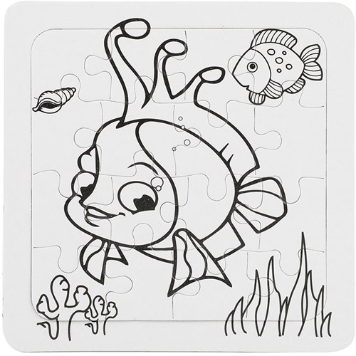 Children's puzzle coloring puzzle creative toy puzzles with markers-3