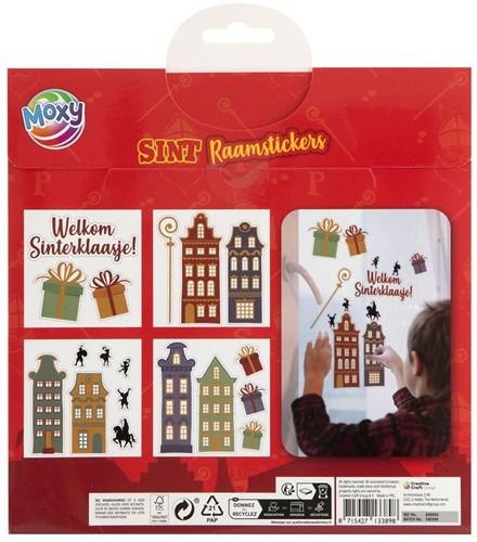 Creative Craft Group window stickers Sinterklaas decoration children