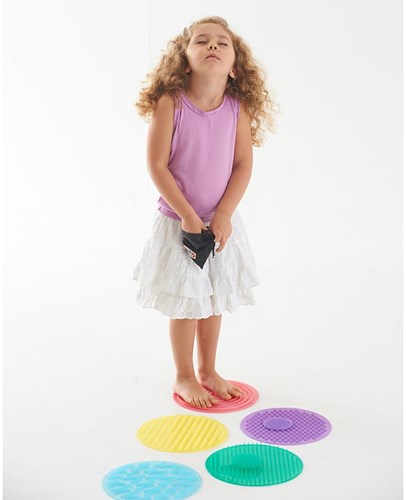 TickiT sensory circles - SiliShapes play set for children-3