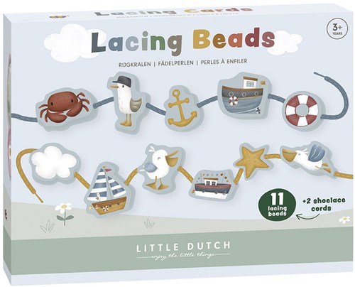 Merkloos Little Dutch houten rijgkralen Sailors-2