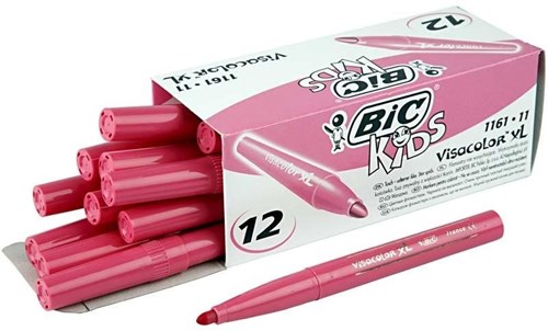 Creativ Company colouring markers pink 3 mm 12 pieces premium quality