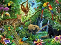 Ravensburger puzzle animals jungle XXL jigsaw 200 pieces cardboard-2