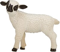 Mojo Farm toy Black Head Sheep Lamb standing - 387059