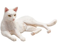 Mojo Pets toy Cat Lying White - 387368