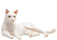 Mojo Pets toy Cat Lying White - 387368-2