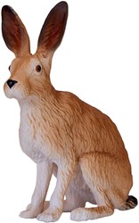 Mojo Wildlife hare play figure - realistic rabbit figurine