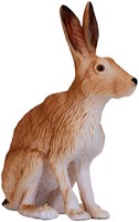 Mojo Wildlife hare play figure - realistic rabbit figurine-2