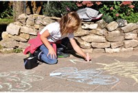 Eduplay sidewalk chalk jumbo 15 pieces - creative outdoor toy-3
