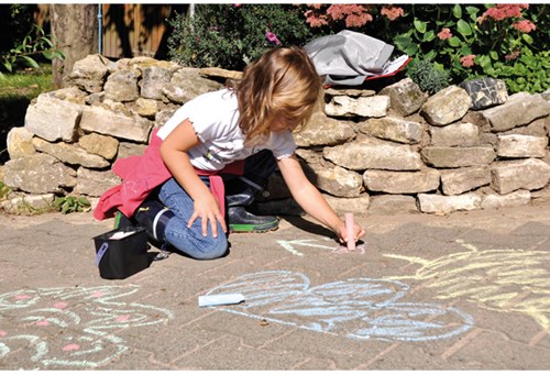 Eduplay sidewalk chalk jumbo 15 pieces - creative outdoor toy-3