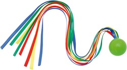 Eduplay rainbow ball toy with ribbons - colorful comet ball