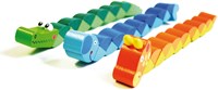 Eduplay wooden animal puzzle snake - colorful toy for children-3