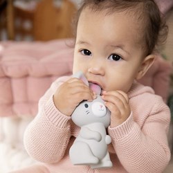 Ingenuity natural rubber teething toy Sylvi - baby teether bunny