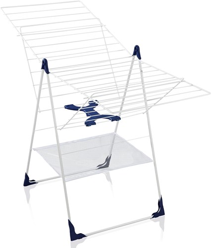 Leifheit drying rack Classic 250 Flex - extra tall clothes airer 25 meters-2