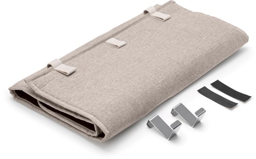 Brabantia garment steaming blanket with door hooks - steam accessory grey-3