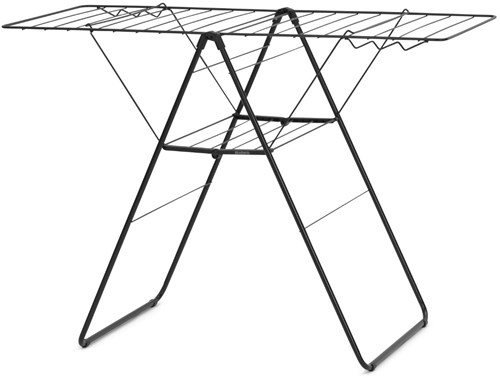 Brabantia drying rack HangOn 20 meters - Matt Black energy-saving