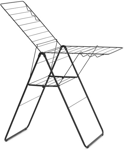 Brabantia drying rack HangOn 20 meters - Matt Black energy-saving-2
