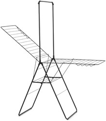 Brabantia HangOn droogrek, 25 m met stang - Matt  Black
