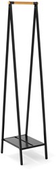 Brabantia clothes rack Linn compact - black bamboo rail wardrobe