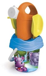Adriatic beach toy bucket set animals Ø18cm for kids