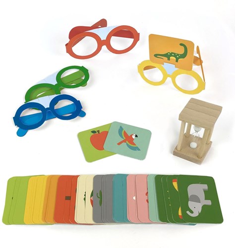 Petit Collage board game - Guessing Game What Am I? Kids cardboard-2