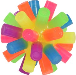 Bouncing ball rainbow with light toy colorful ball