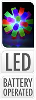 Bouncing ball rainbow with light toy colorful ball-2