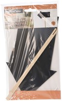 Chalkboard arrow on stick wooden blackboard 50cm decoration