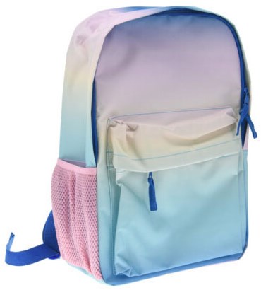 Backpack tie-dye multicolor polyester for kids school bag-2